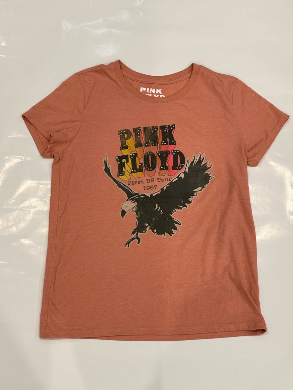 Lucky Brand Rust Pink Floyd Graphic Tee - Picture 2 of 7